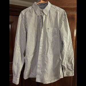 Lacoste Striped Blue and White shirt